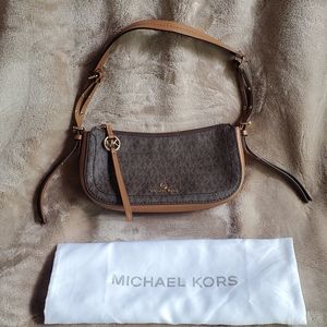 Michael Kors Signature Camden XS Pochette Bag- Bro